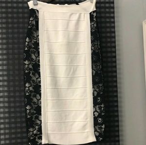 Bebe Bandage skirt with laced  sides